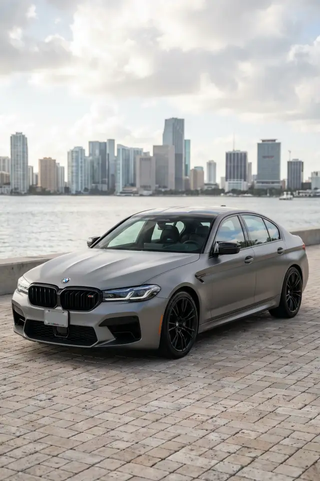 BMW M5 — chauffeured vehicle in Miami