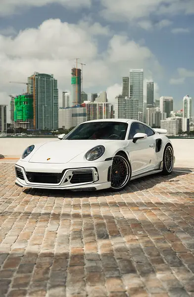 Porsche 911 Turbo S Techart — chauffeured vehicle in Miami